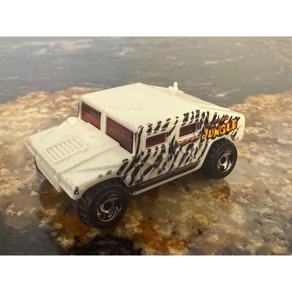Hot Wheels Hummer Jungle Cruiser White Diecast Toy Car 1991 Mattel